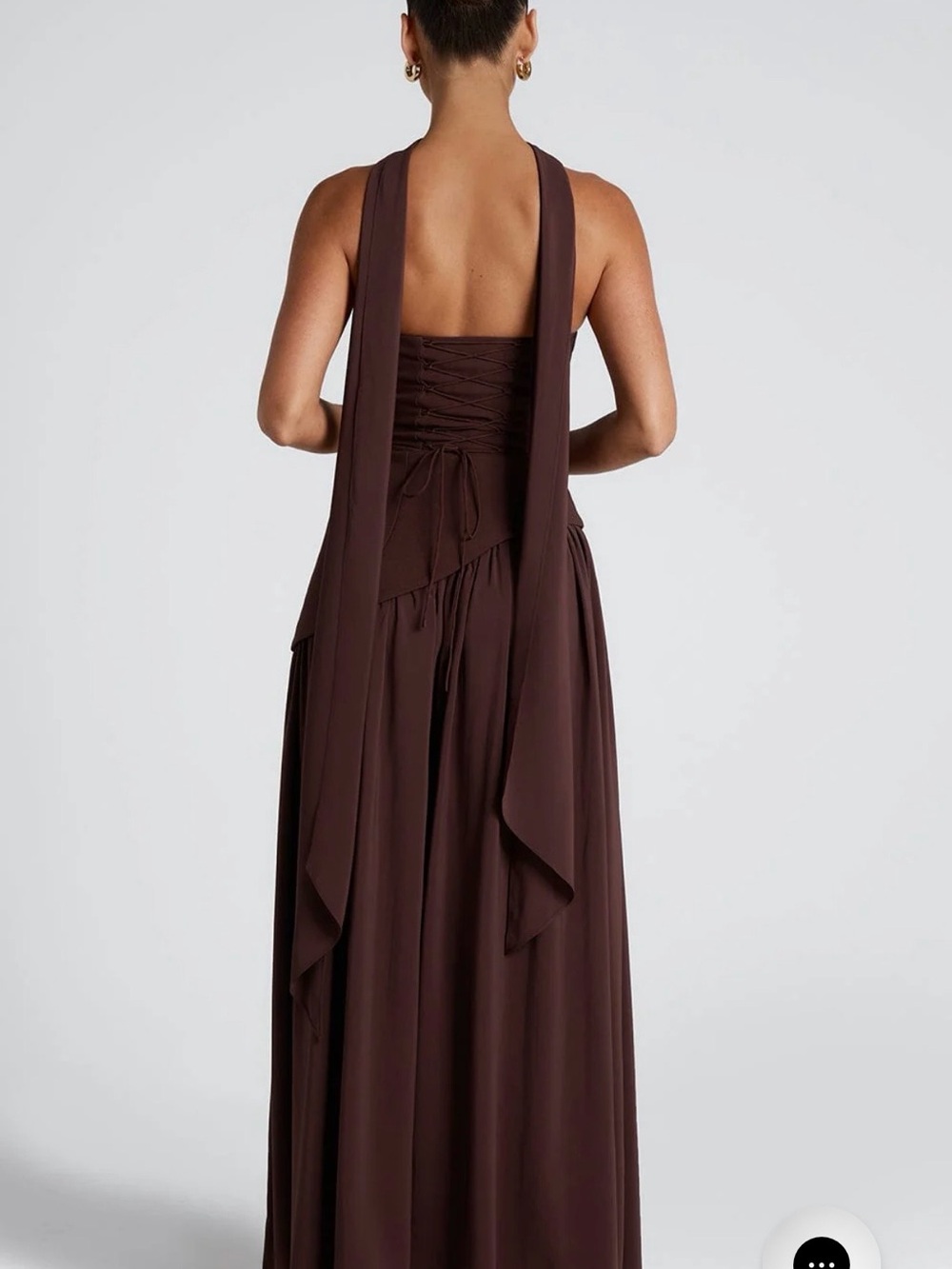 Babyboo Maliyah Maxi Dress - Plum Brown - Picture 3 of 12